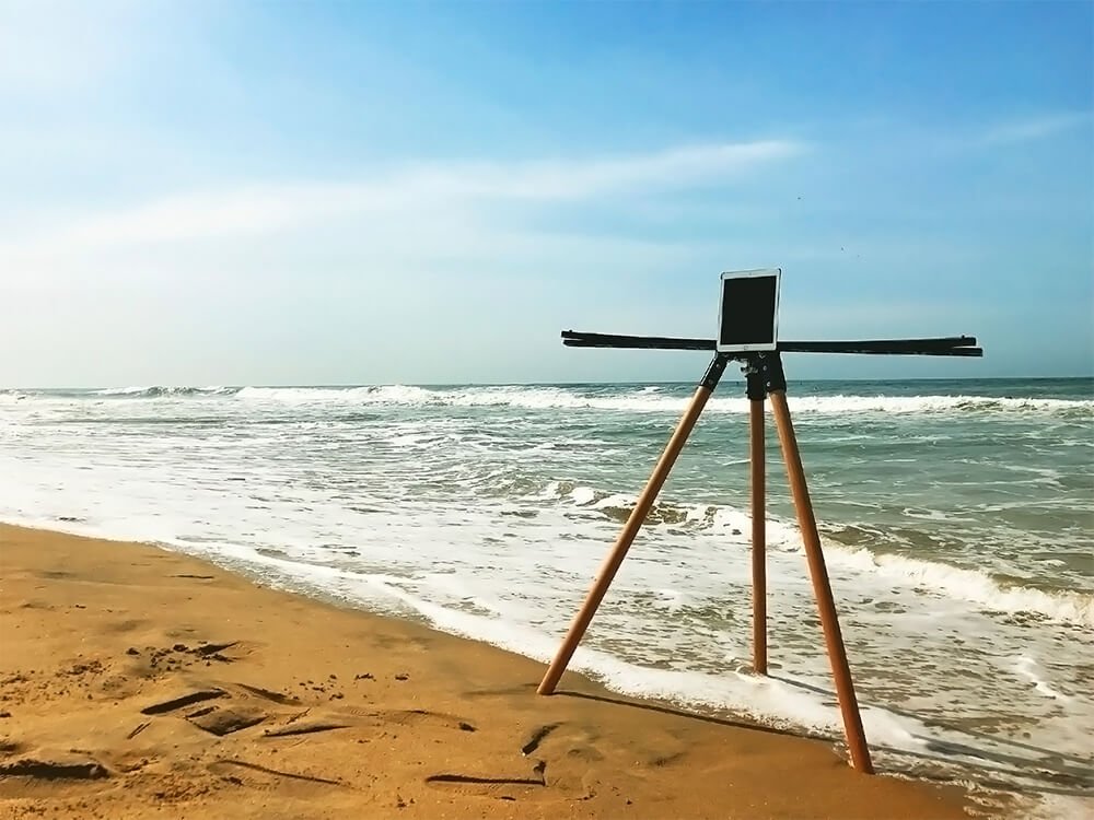 Boomarray Rig at the Beach